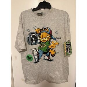 Vintage Garfield Talkin Tees T-shirt Size L NWT